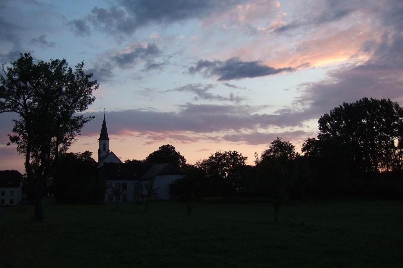 3-2-14 Abendhimmel in Merzkirchen.JPG - Abendhimmel in Merzkirchen